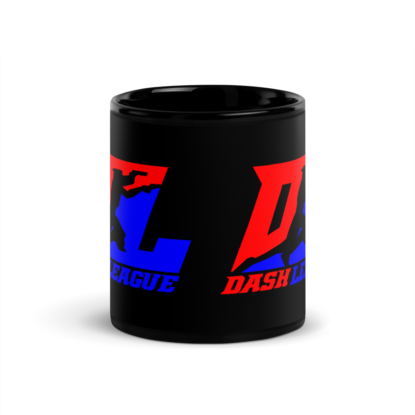 Taza negra con logo DL
