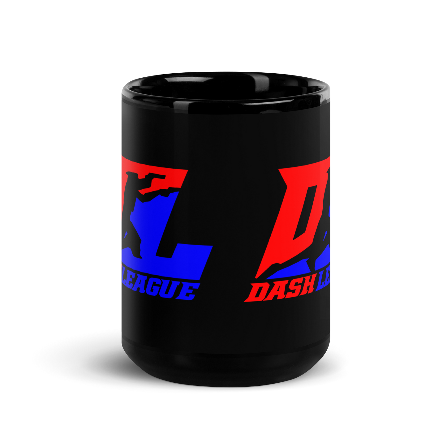 Taza negra con logo DL