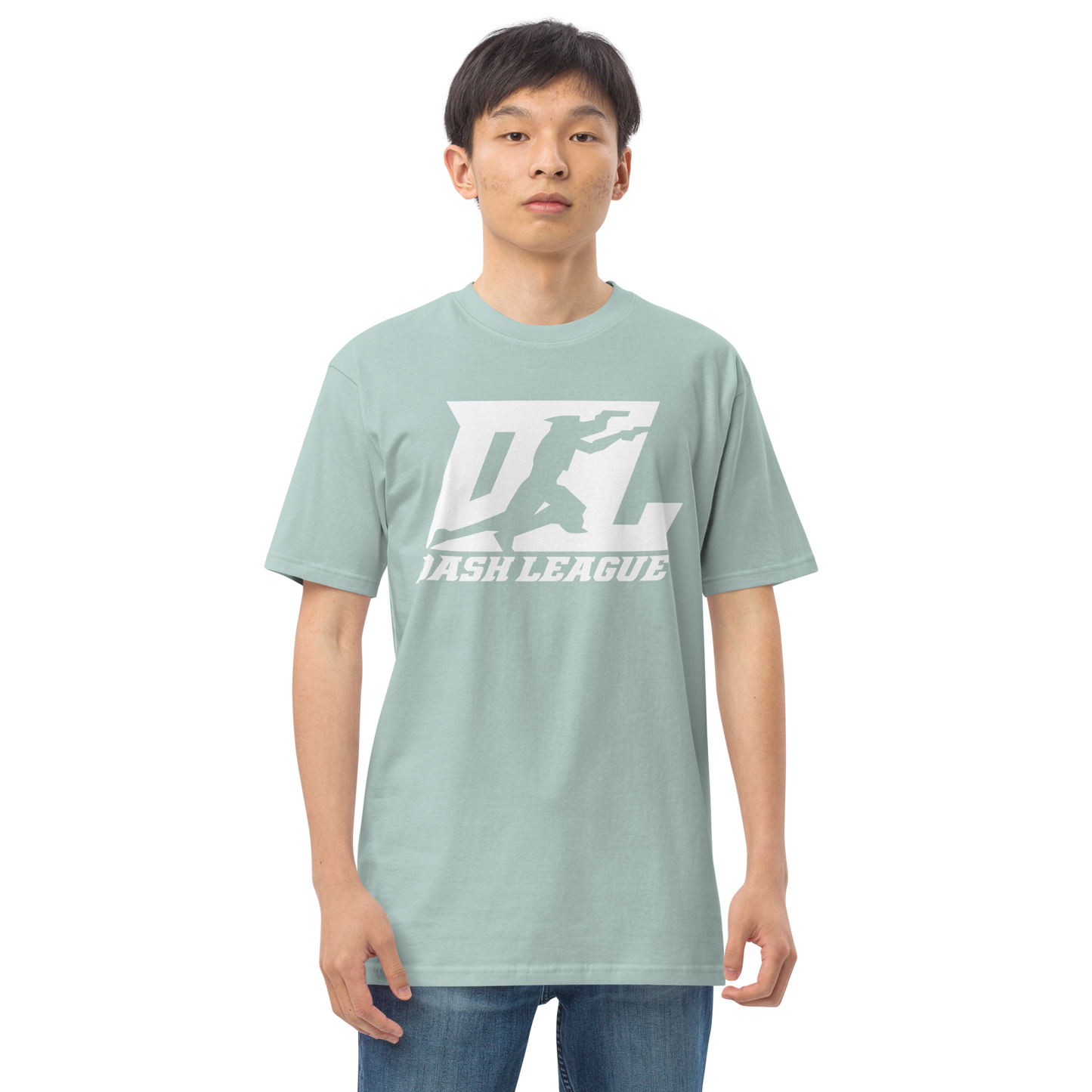 Shirt (Men) White DL Logo (Front+Back)