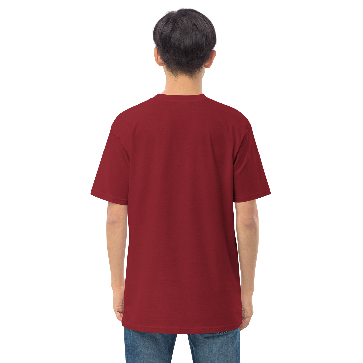 Camiseta de hombre blanca con logo DL ancho