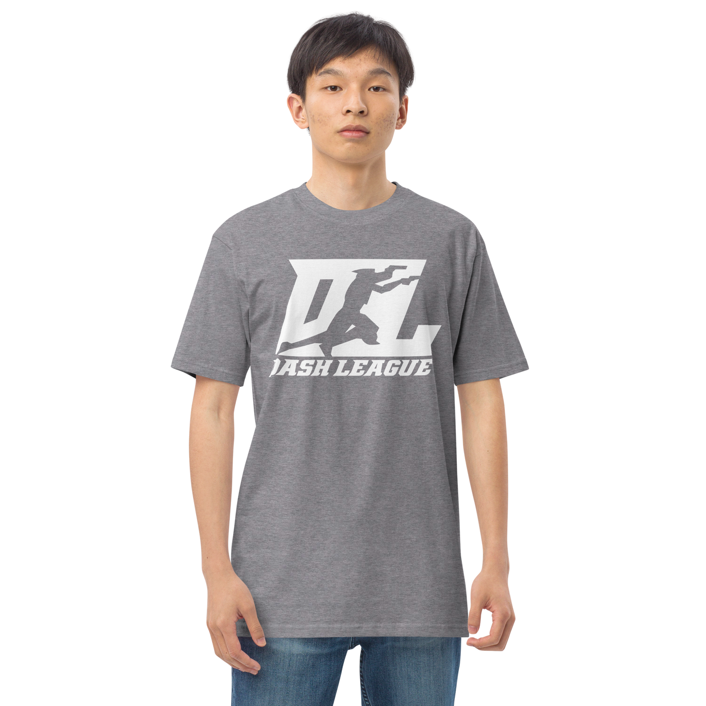 Shirt (Men) White DL Logo (Front+Back)