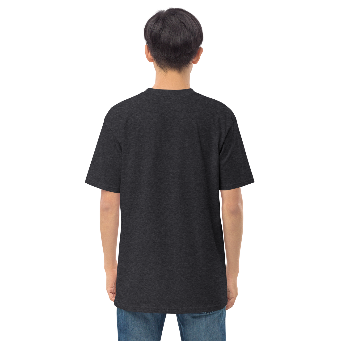 Camiseta de hombre blanca con logo DL ancho