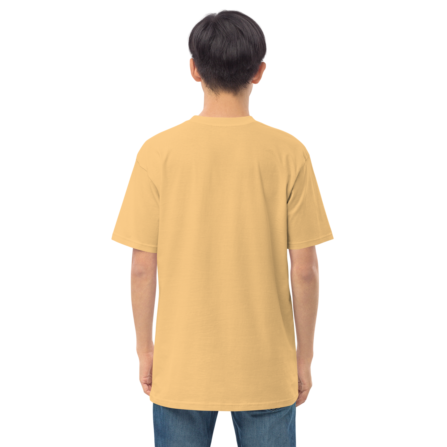 Camiseta de hombre blanca con logo DL ancho