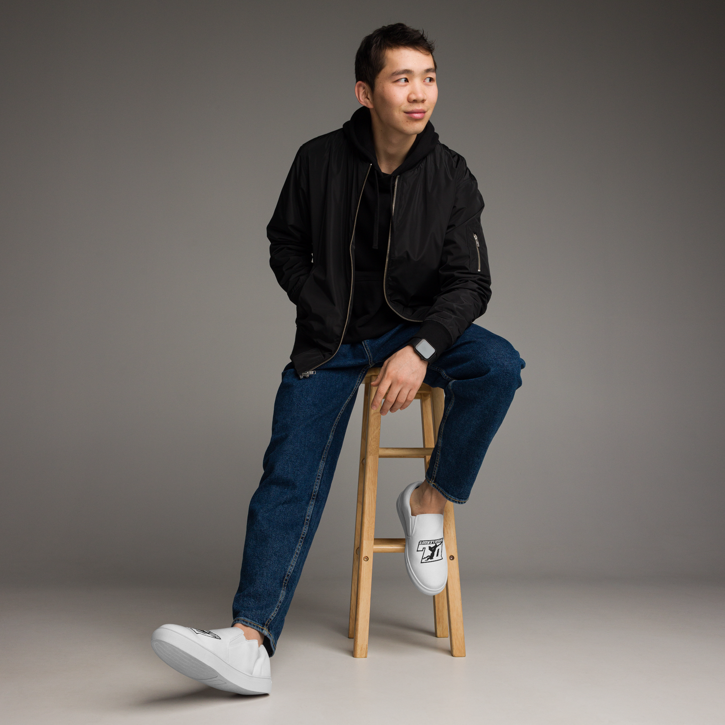 Chaussure pour homme avec logo DL Black Outline