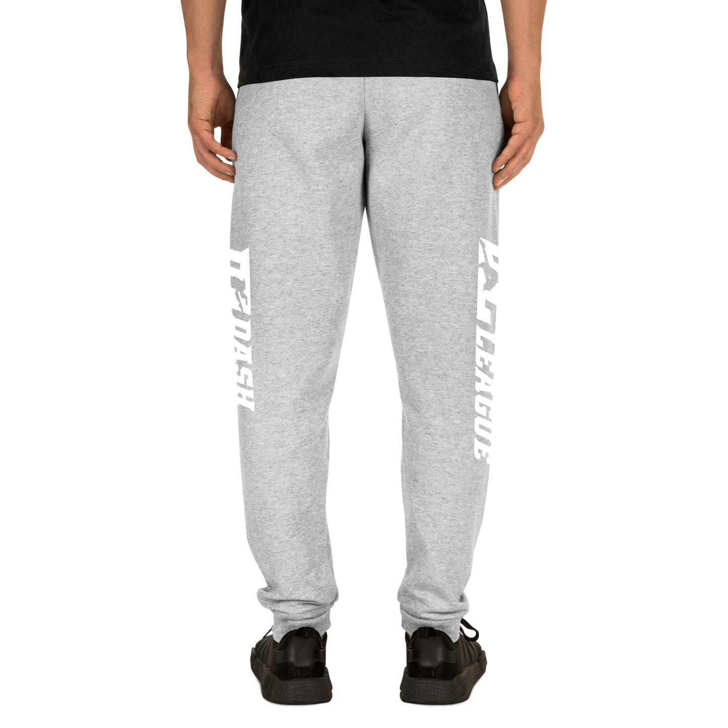 Pantalones deportivos blancos anchos con logo DL
