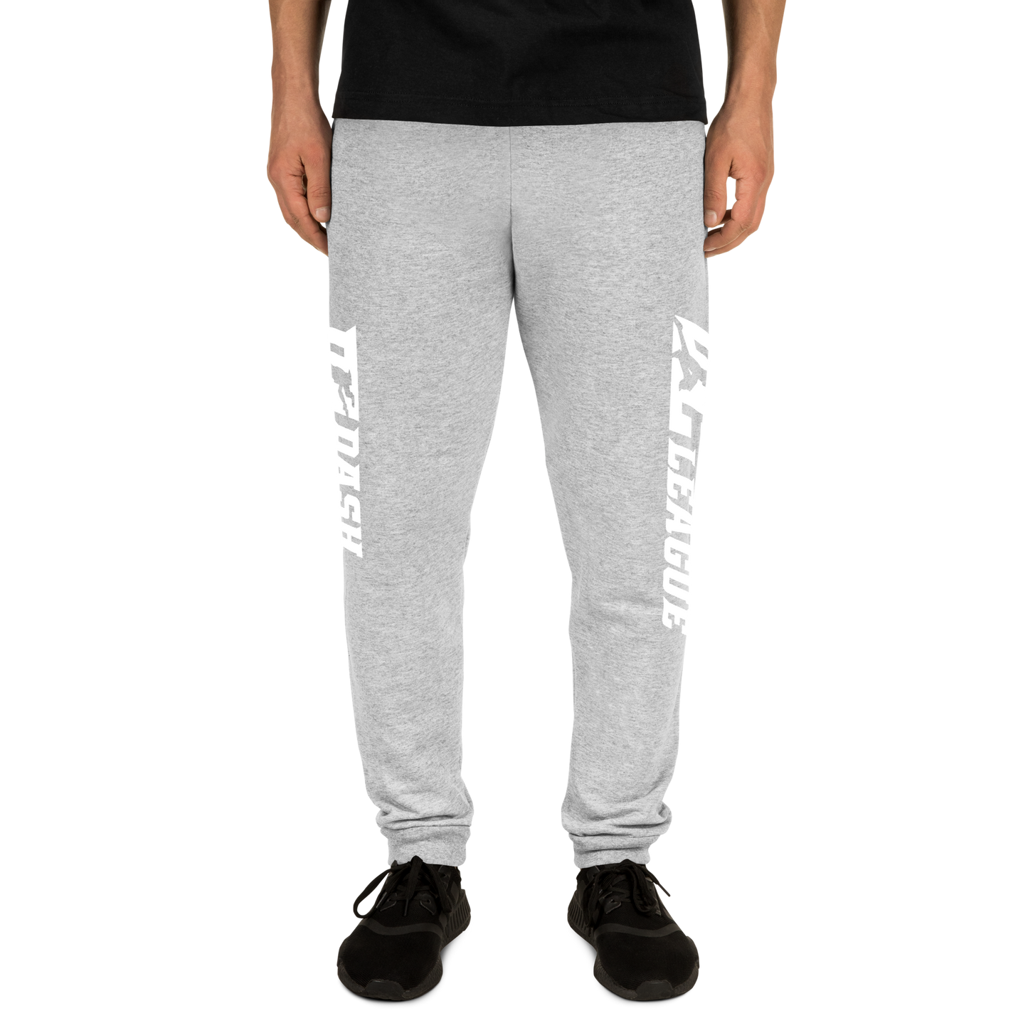 Pantalones deportivos blancos anchos con logo DL