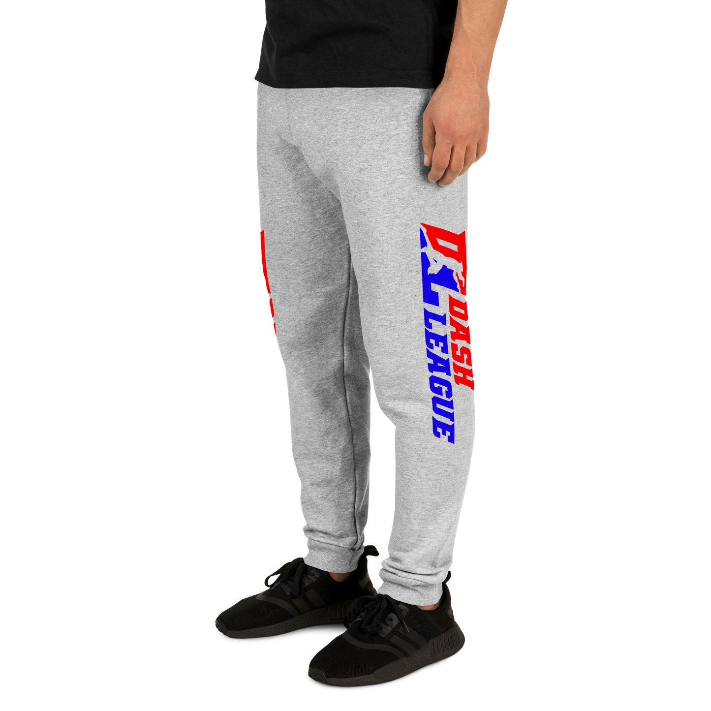 Pantalones deportivos de color ancho con logotipo DL