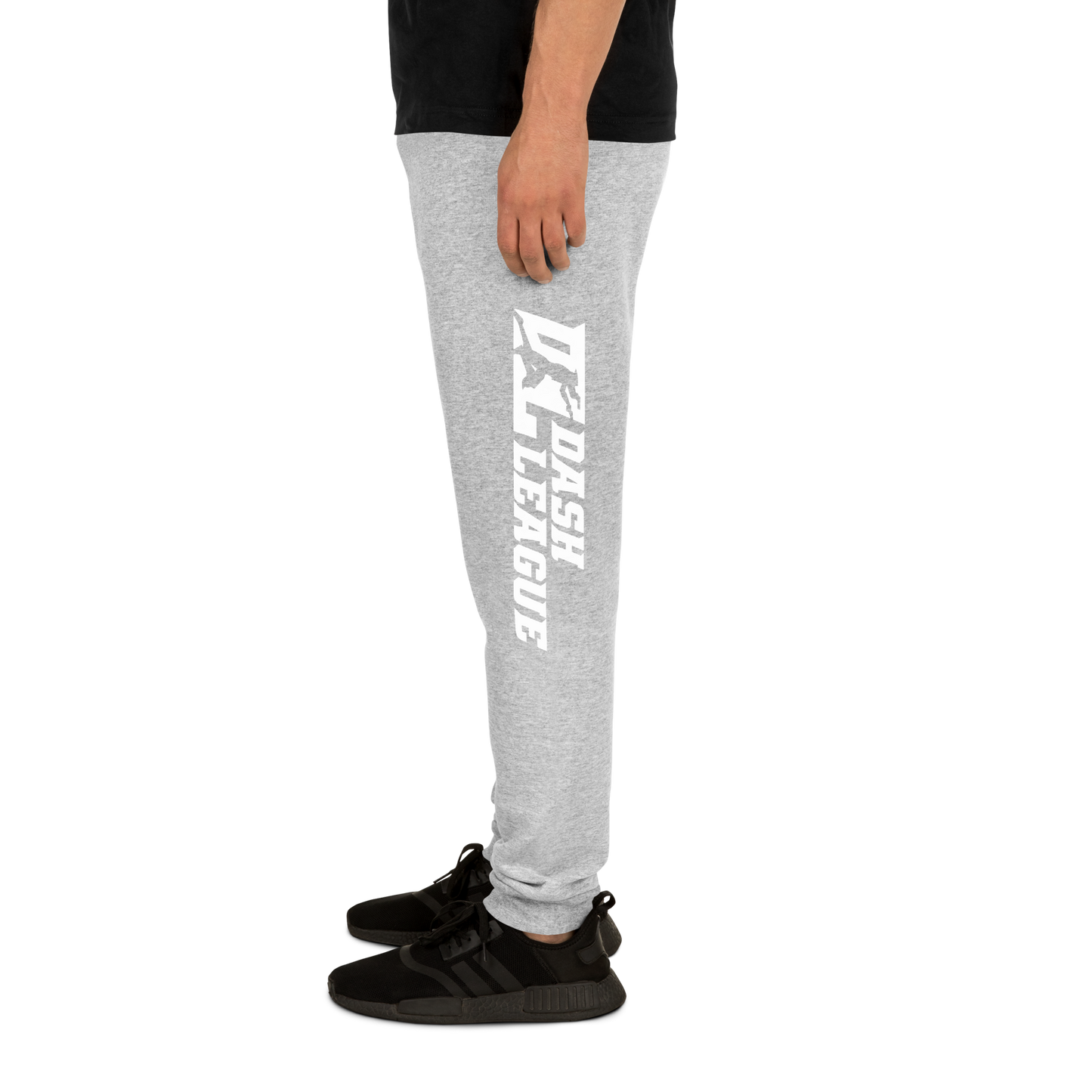Pantalones deportivos blancos anchos con logo DL