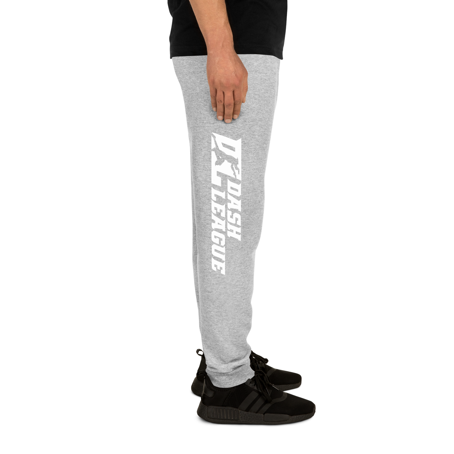 Pantalones deportivos blancos anchos con logo DL