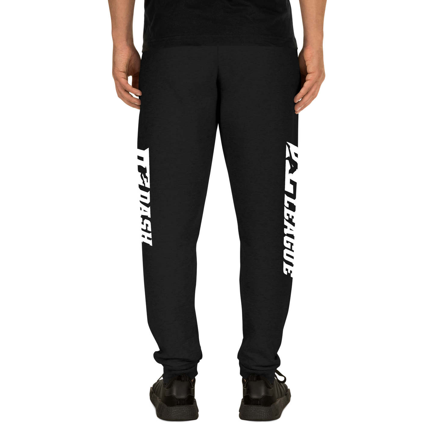 Pantalones deportivos blancos anchos con logo DL