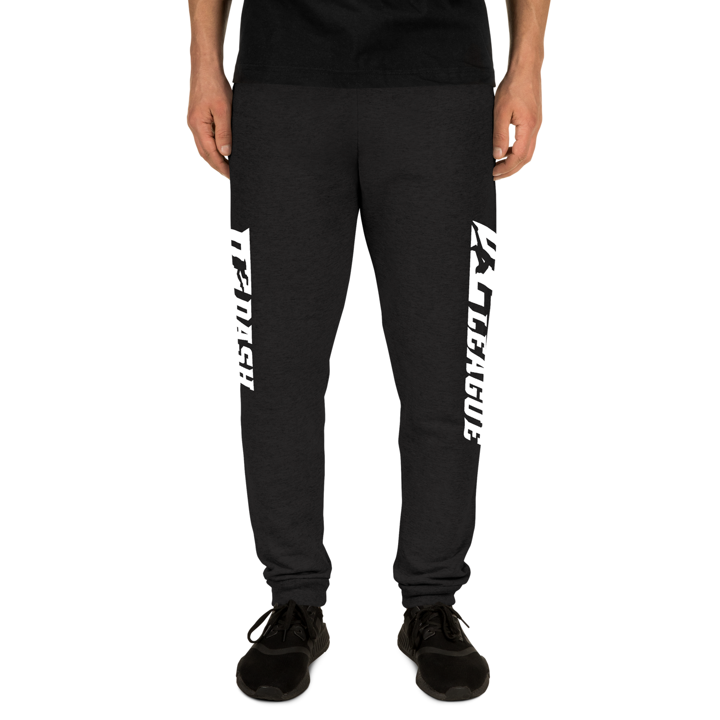 Pantalones deportivos blancos anchos con logo DL