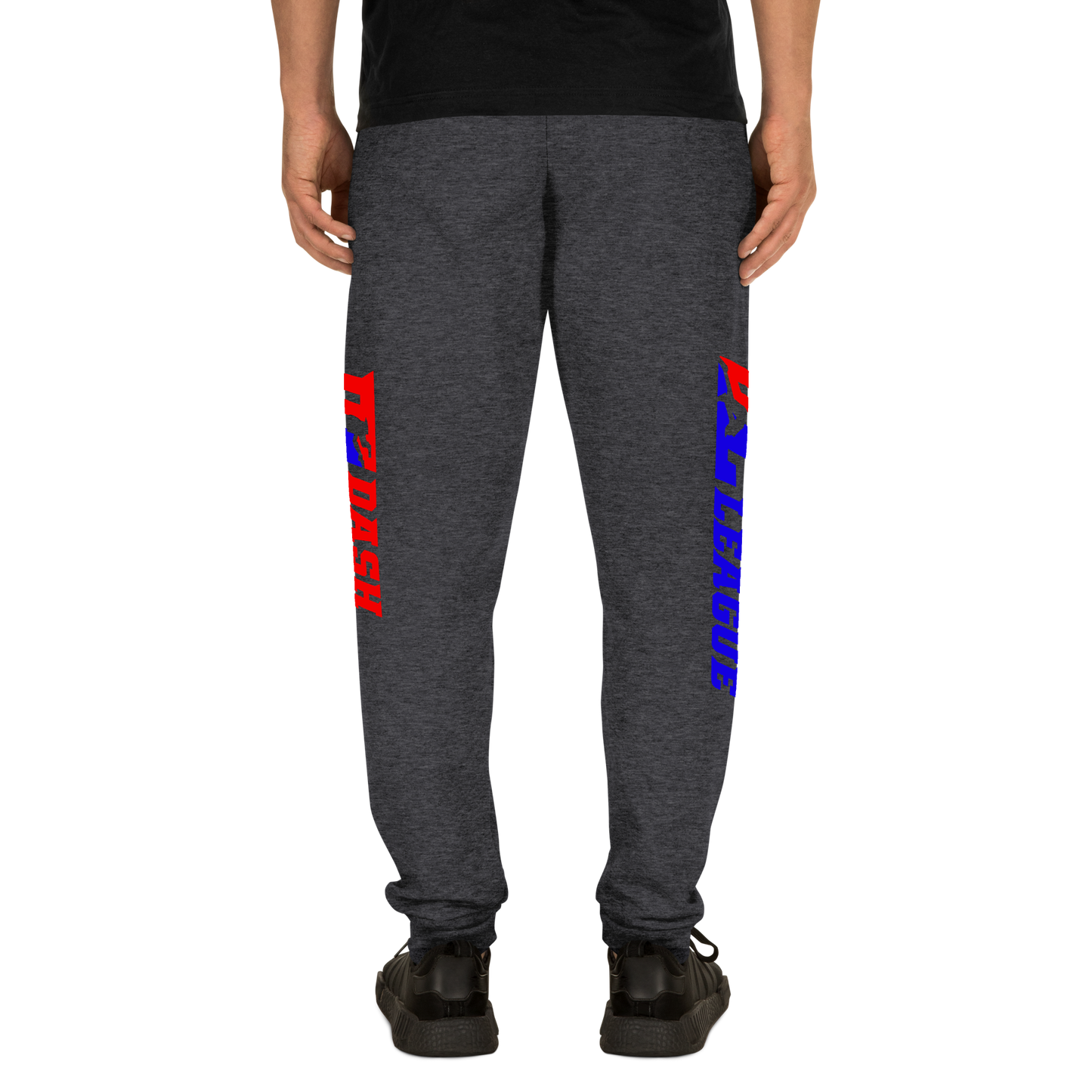 Pantalones deportivos de color ancho con logotipo DL
