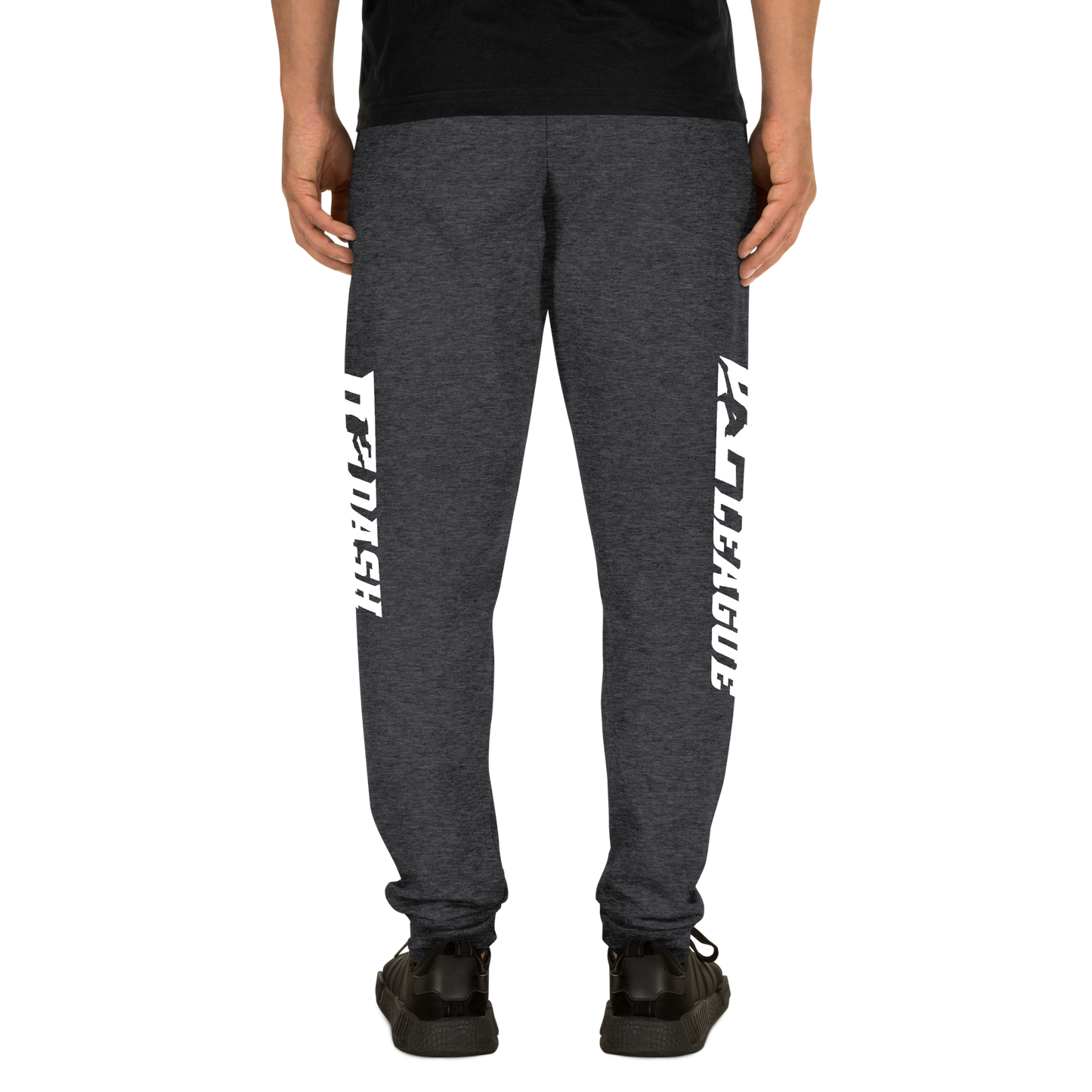 Pantalones deportivos blancos anchos con logo DL