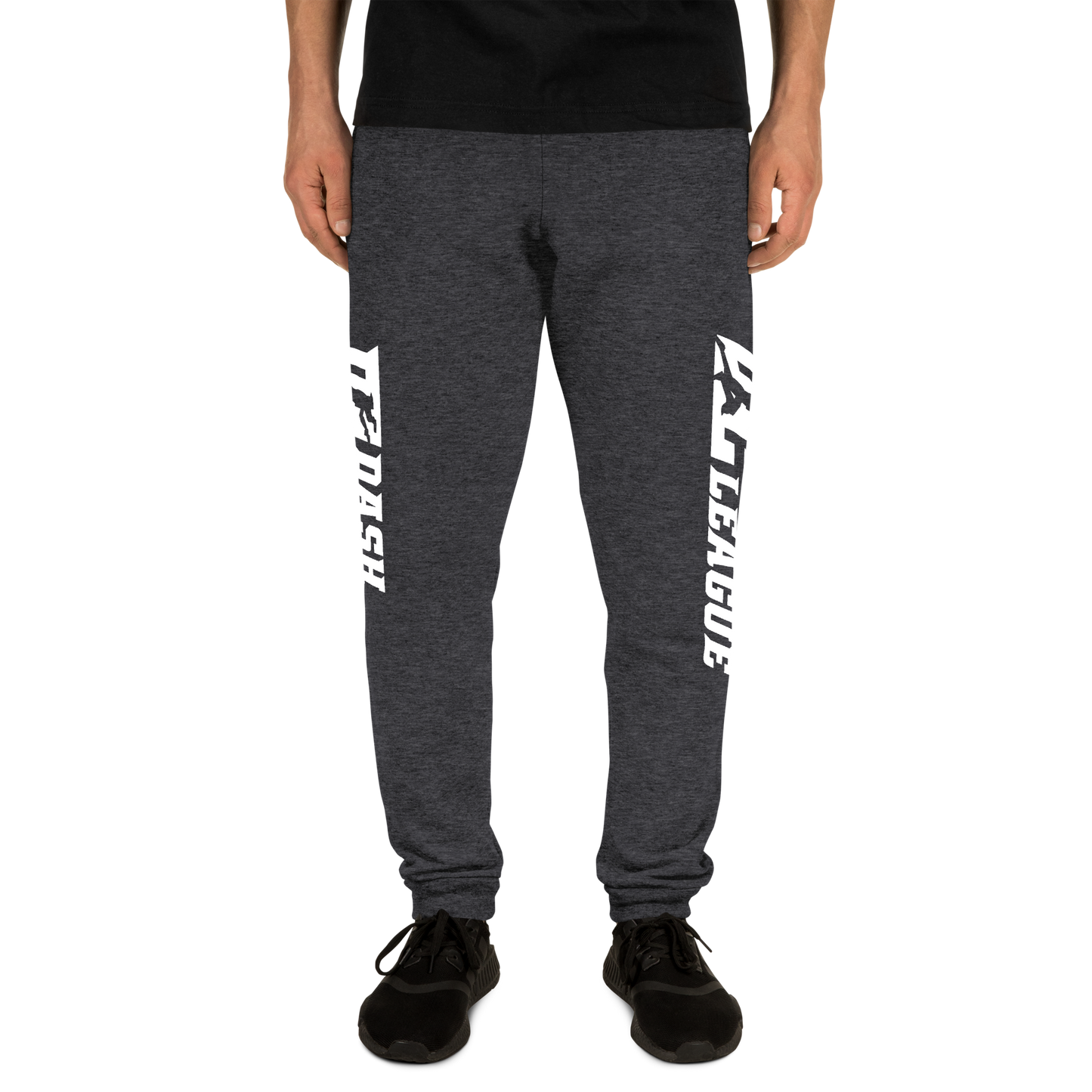 Pantalones deportivos blancos anchos con logo DL