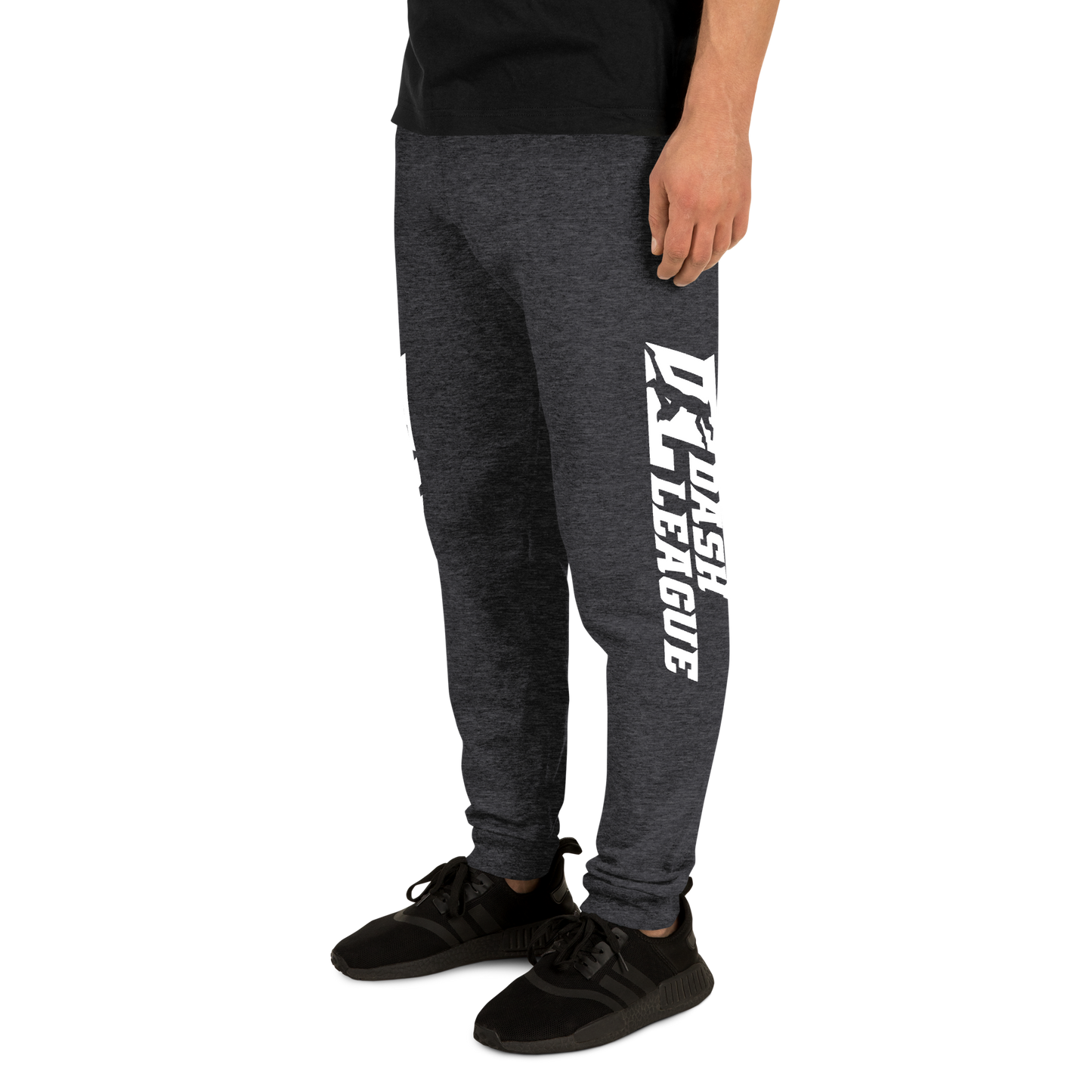 Pantalones deportivos blancos anchos con logo DL