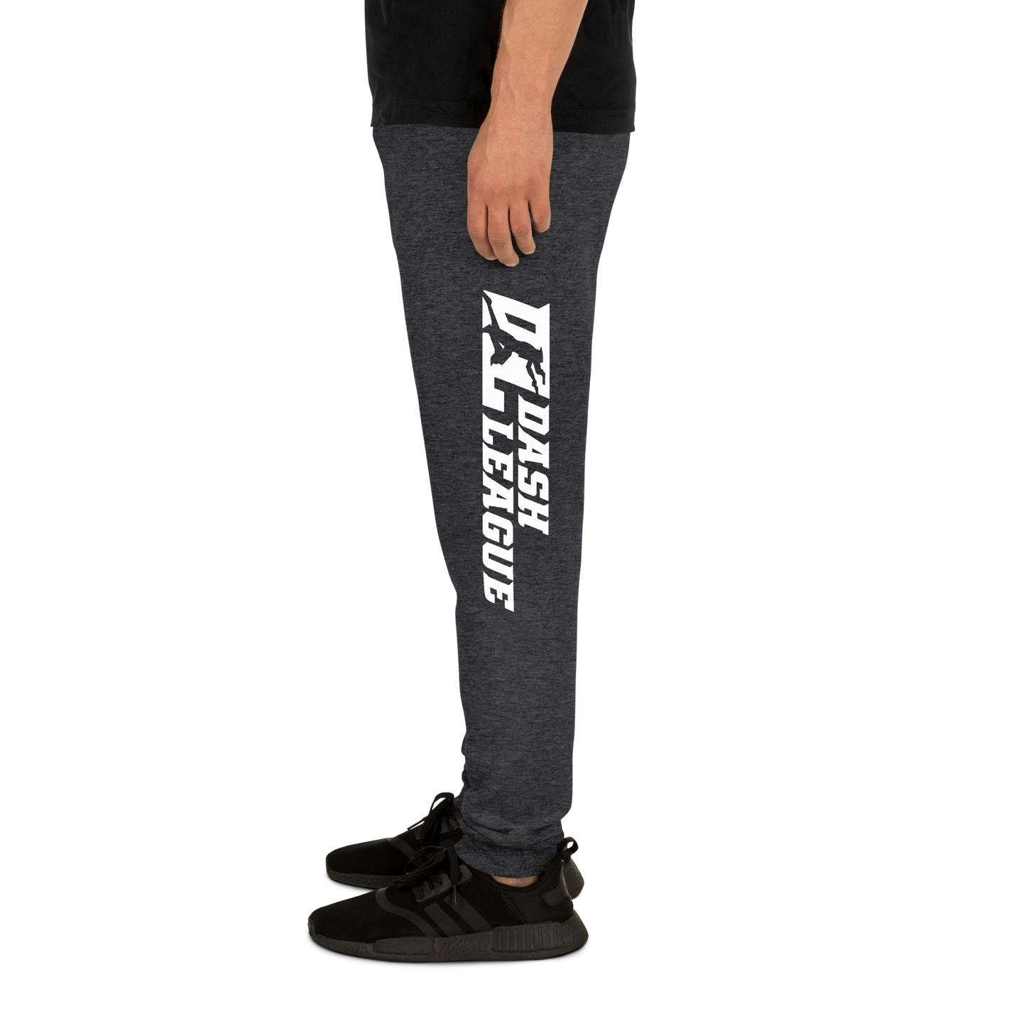 Pantalones deportivos blancos anchos con logo DL
