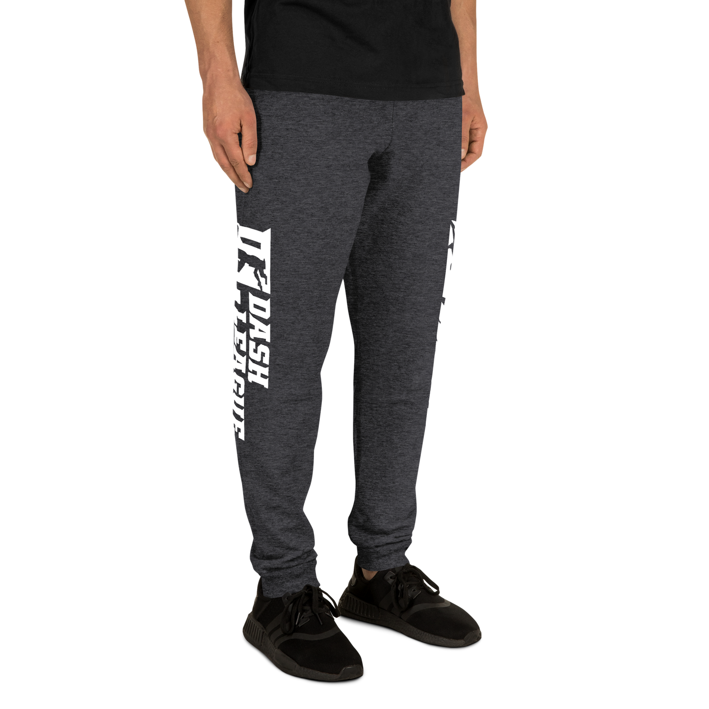 Pantalones deportivos blancos anchos con logo DL