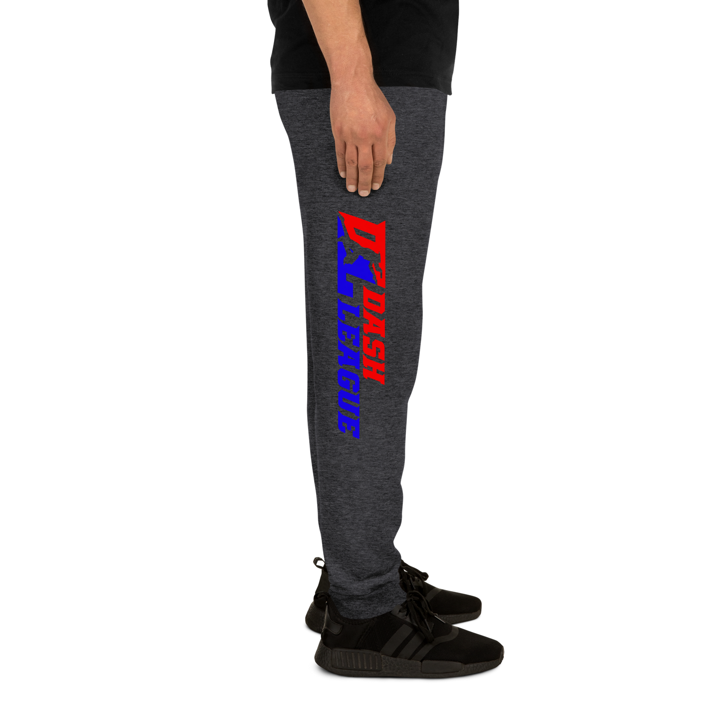 Pantalones deportivos de color ancho con logotipo DL