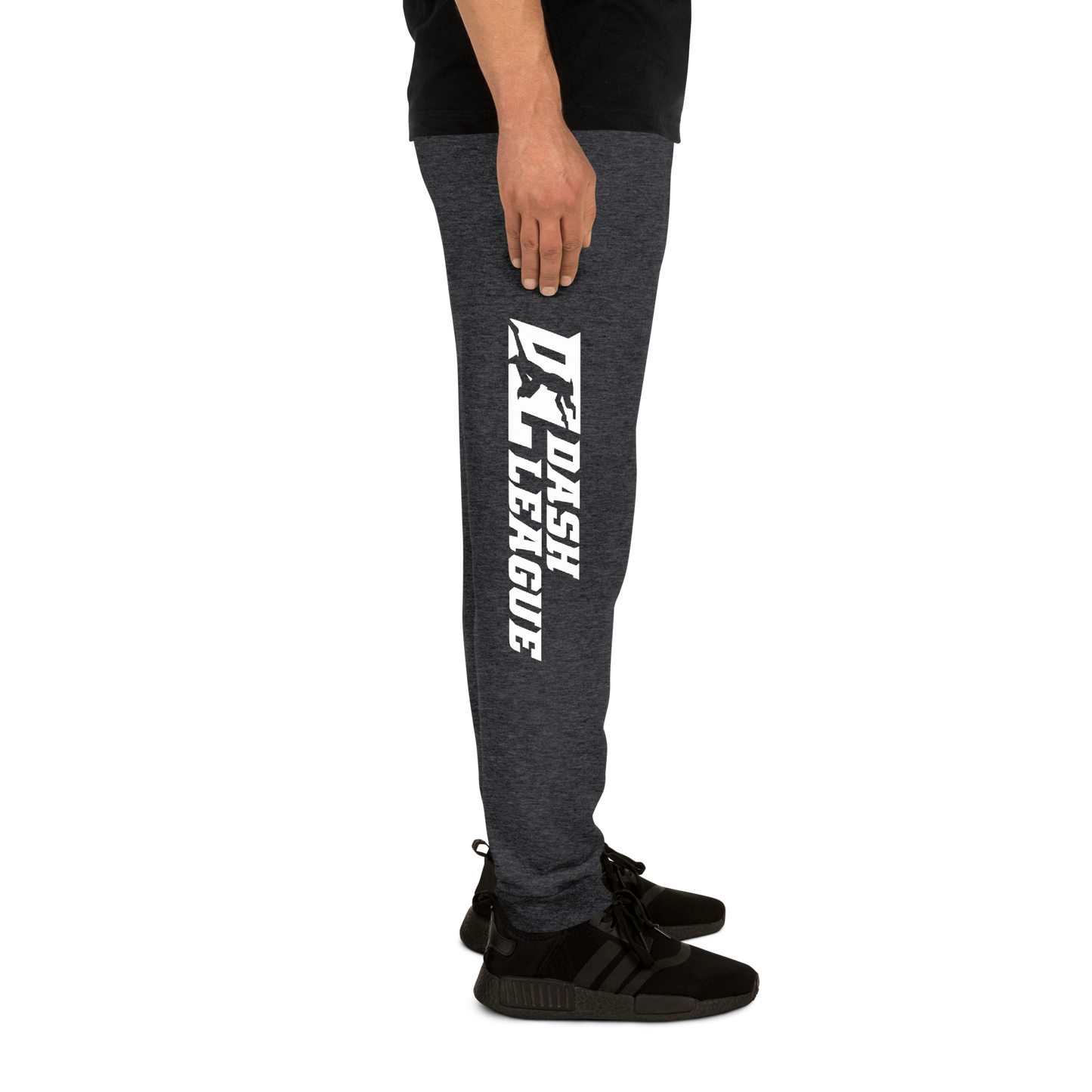 Pantalones deportivos blancos anchos con logo DL