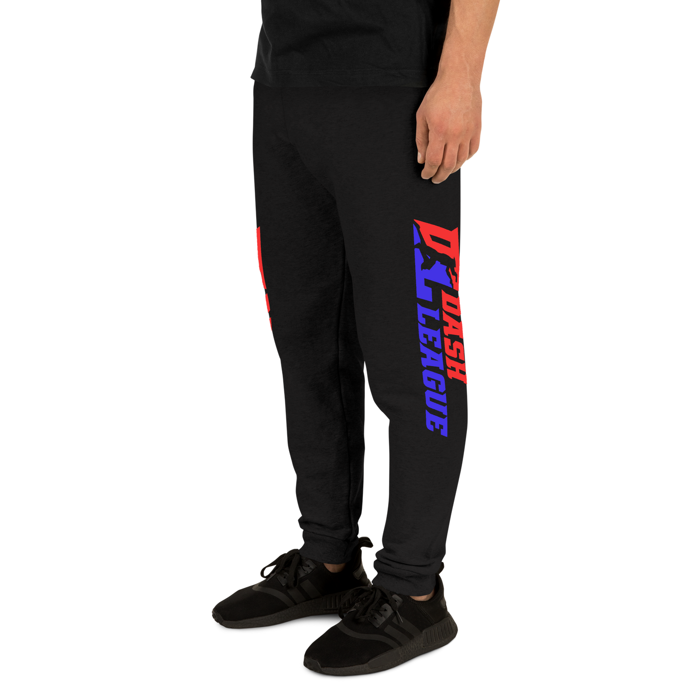 Pantalones deportivos de color ancho con logotipo DL