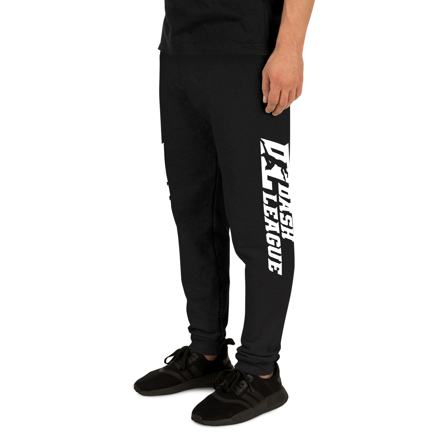 Pantalones deportivos blancos anchos con logo DL