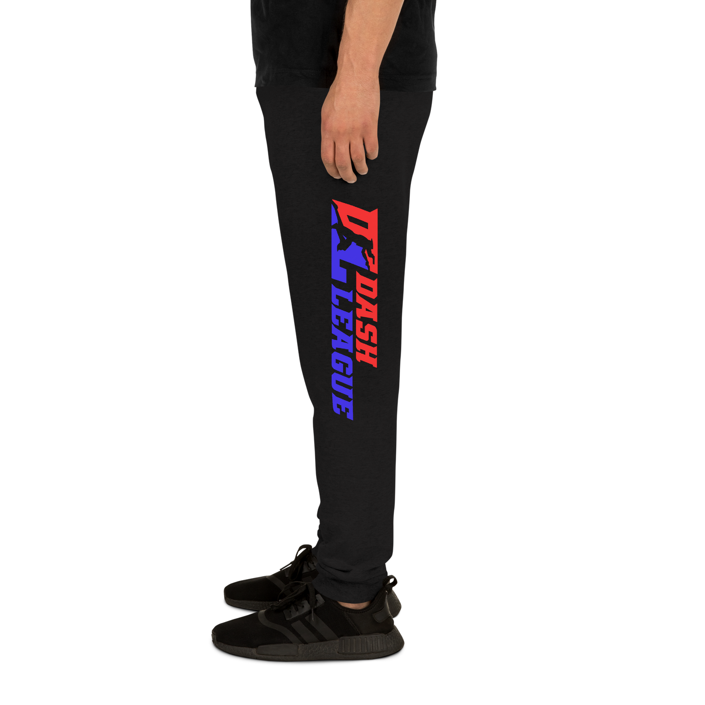 Pantalones deportivos de color ancho con logotipo DL