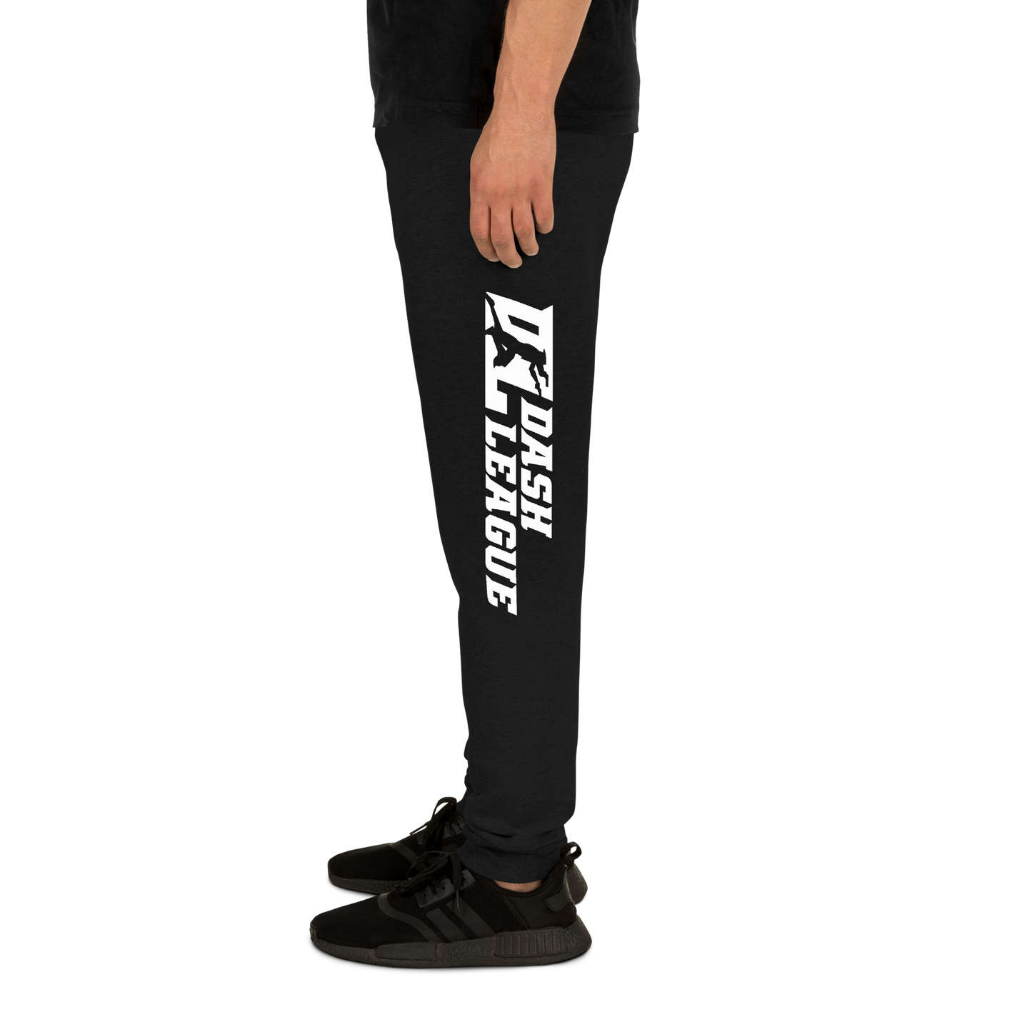 Pantalones deportivos blancos anchos con logo DL