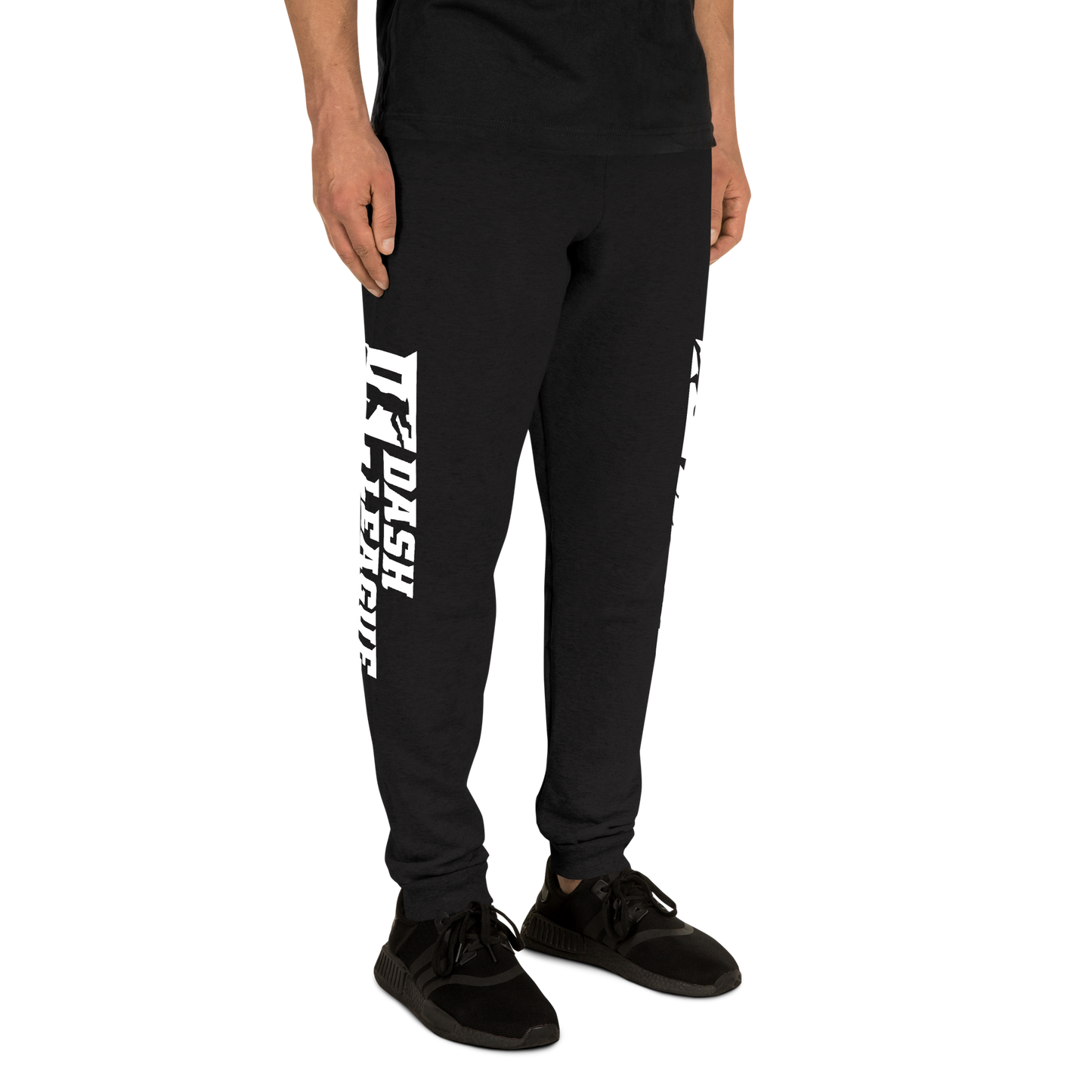 Pantalones deportivos blancos anchos con logo DL