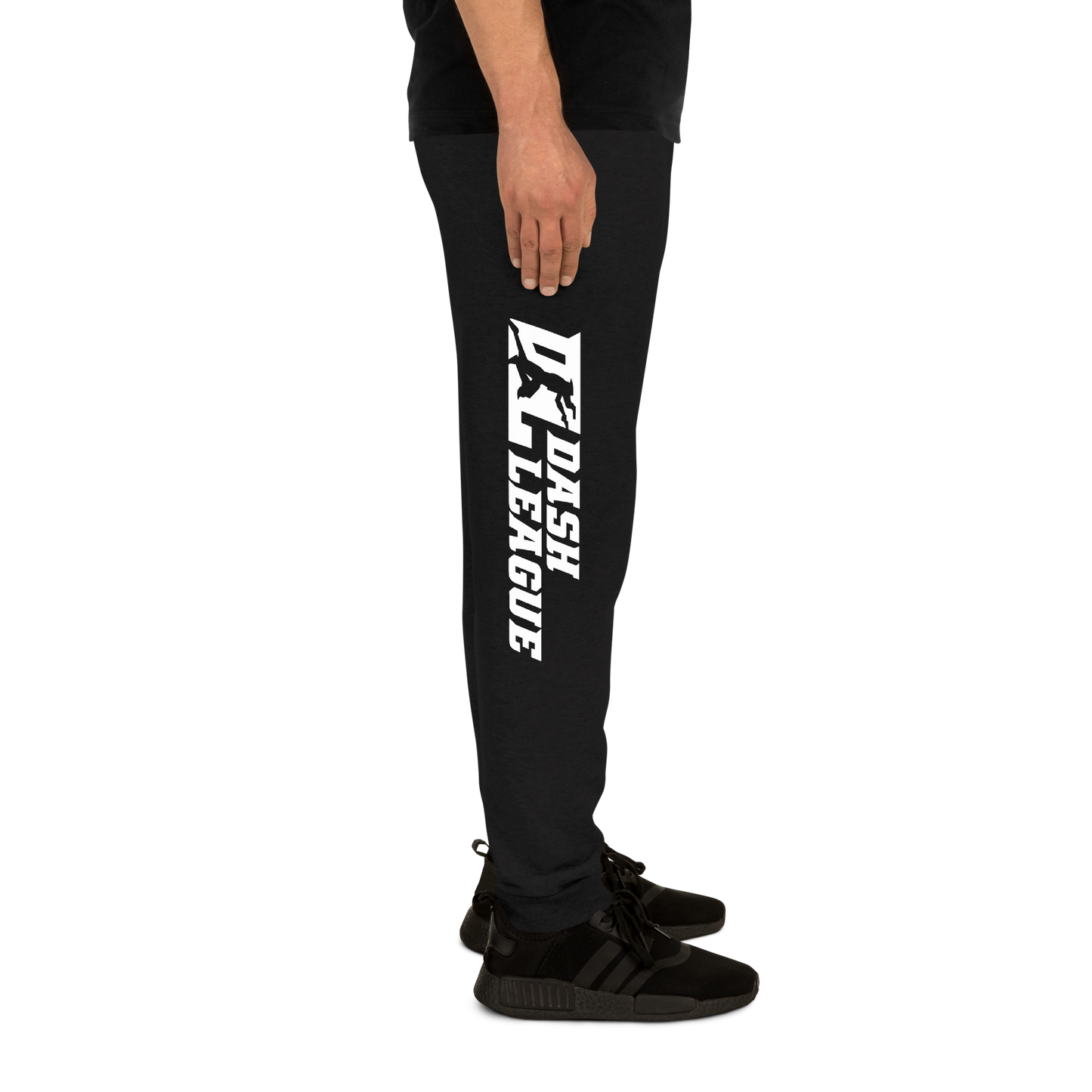 Pantalones deportivos blancos anchos con logo DL