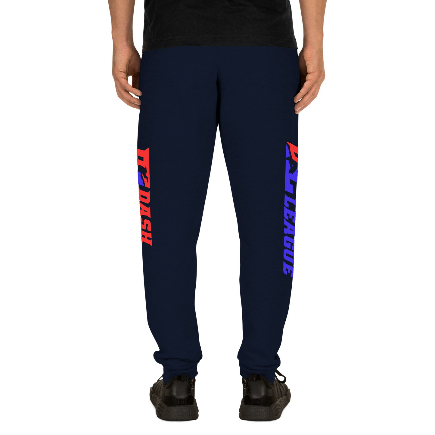 Pantalones deportivos de color ancho con logotipo DL