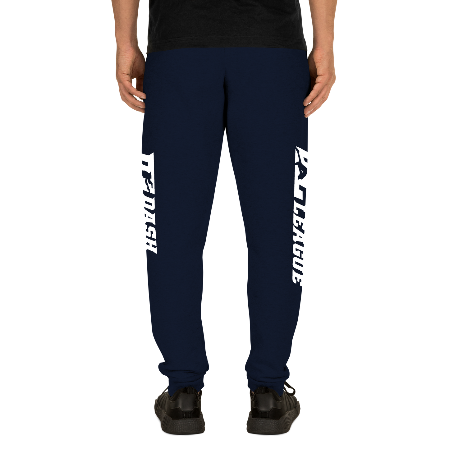 Pantalones deportivos blancos anchos con logo DL