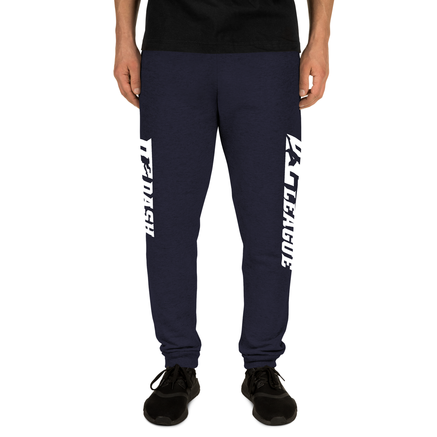 Pantalones deportivos blancos anchos con logo DL