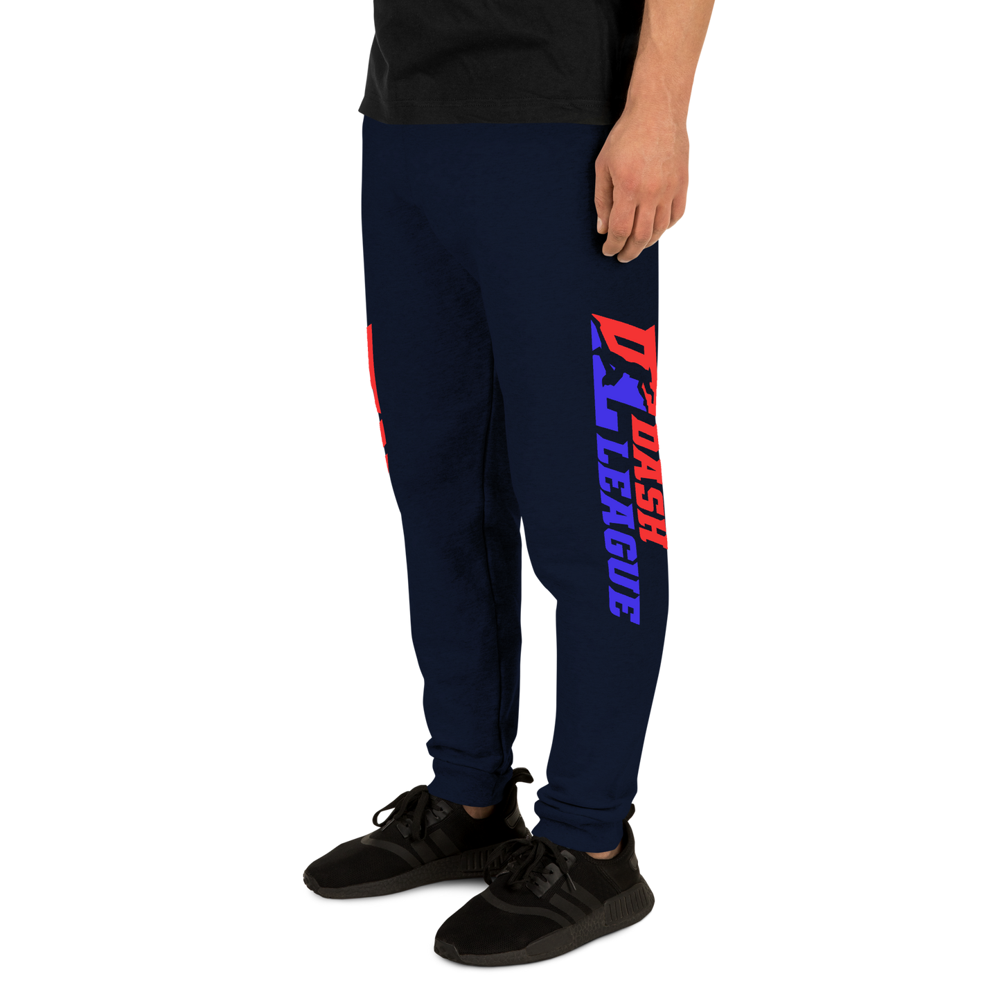 Pantalones deportivos de color ancho con logotipo DL