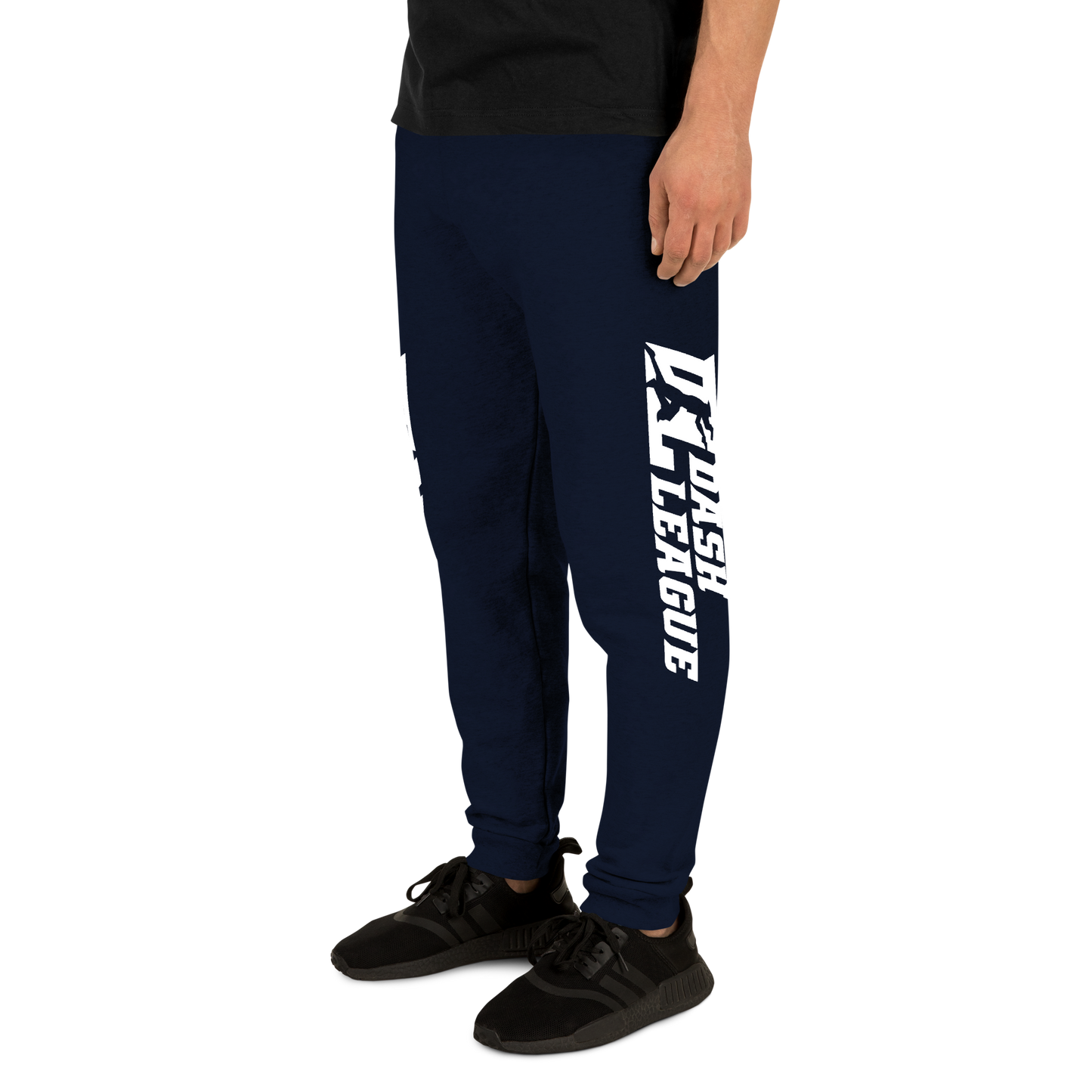 Pantalones deportivos blancos anchos con logo DL