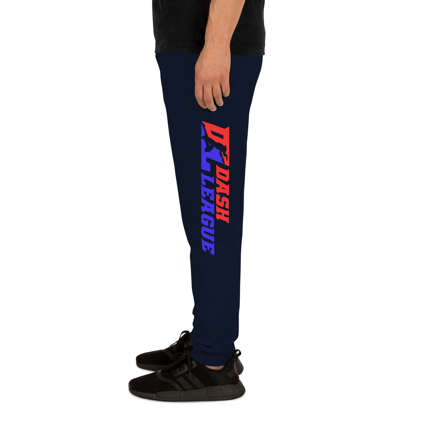 Pantalones deportivos de color ancho con logotipo DL