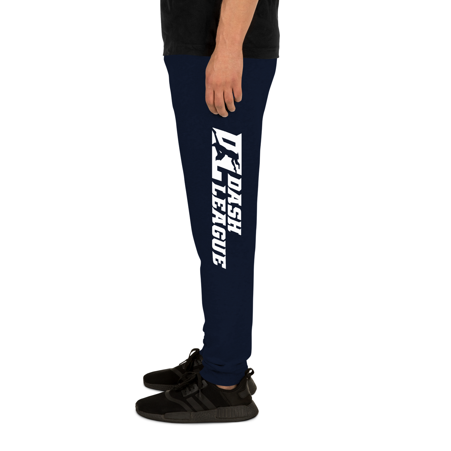 Pantalones deportivos blancos anchos con logo DL
