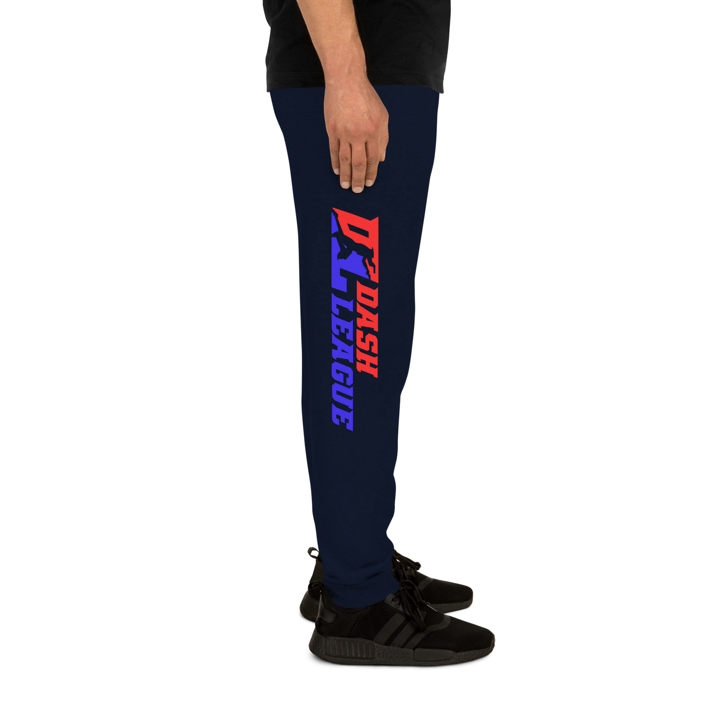 Pantalones deportivos de color ancho con logotipo DL