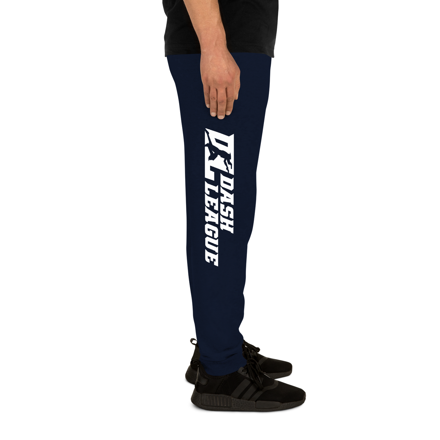 Pantalones deportivos blancos anchos con logo DL