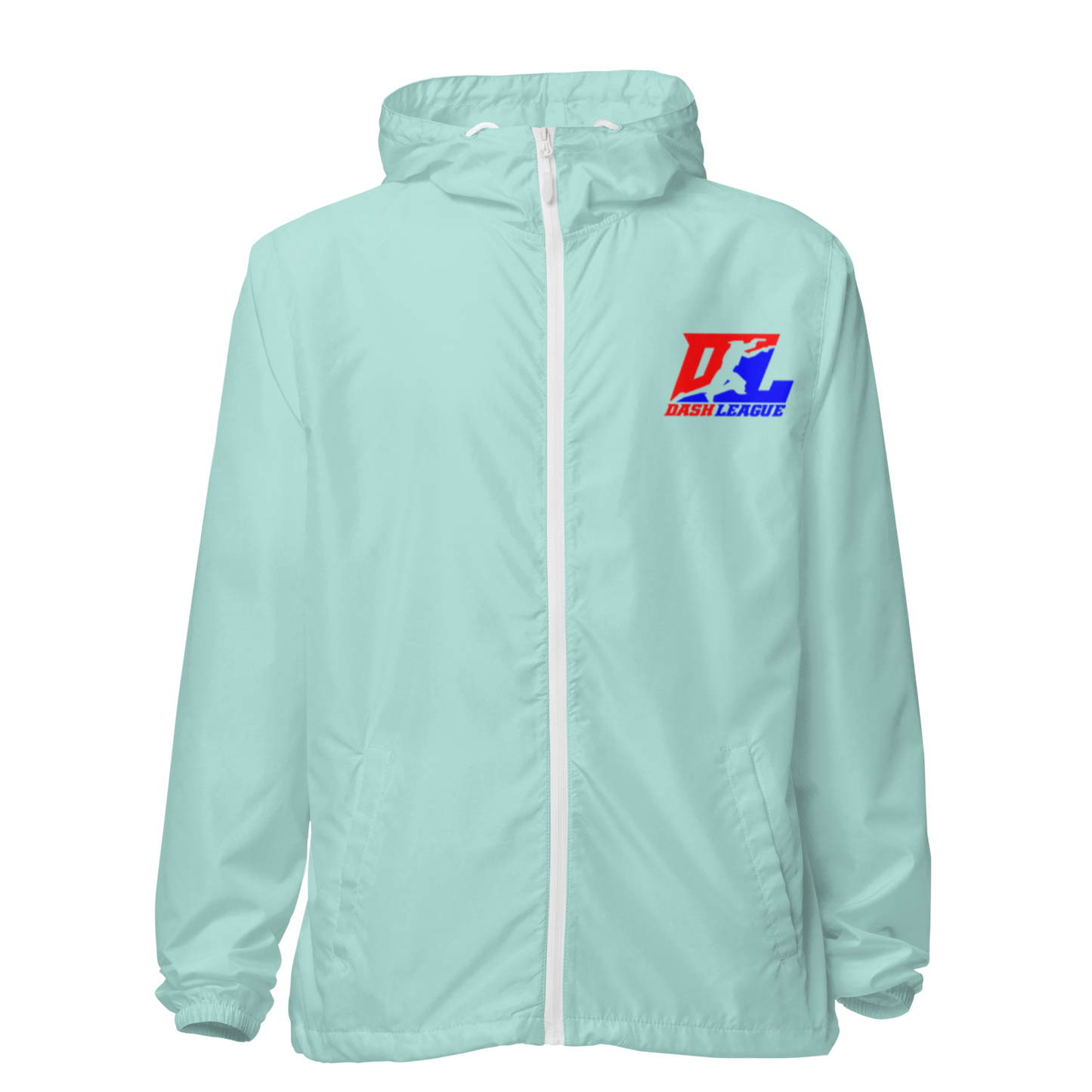 Cortavientos unisex con logotipo DL en color (delante y detrás)