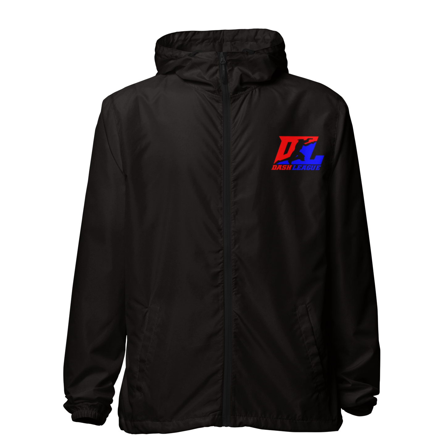 Cortavientos unisex con logotipo DL en color (delante y detrás)