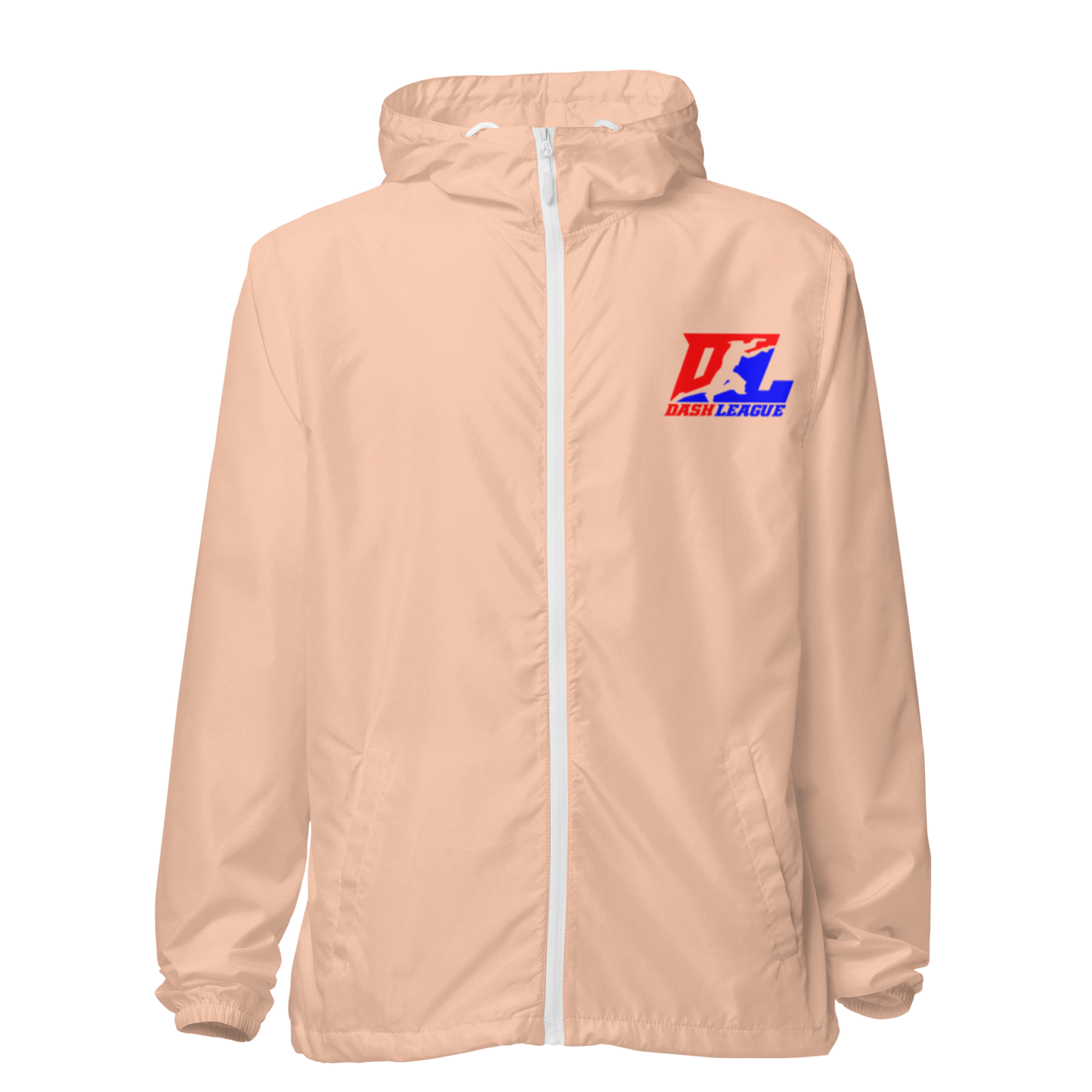 Cortavientos unisex con logotipo DL en color (delante y detrás)
