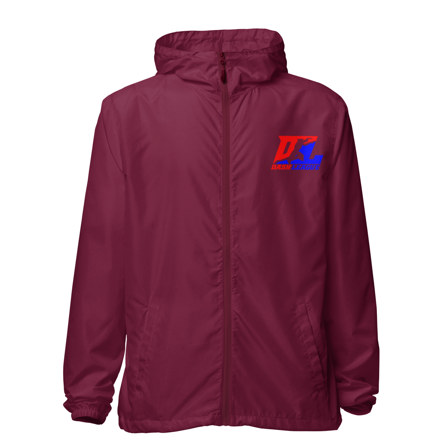 Cortavientos unisex con logotipo DL en color (delante y detrás)