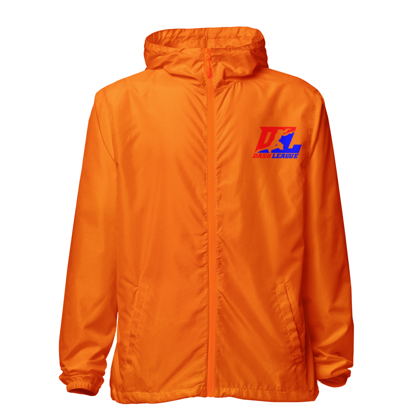 Cortavientos unisex con logotipo DL en color (delante y detrás)
