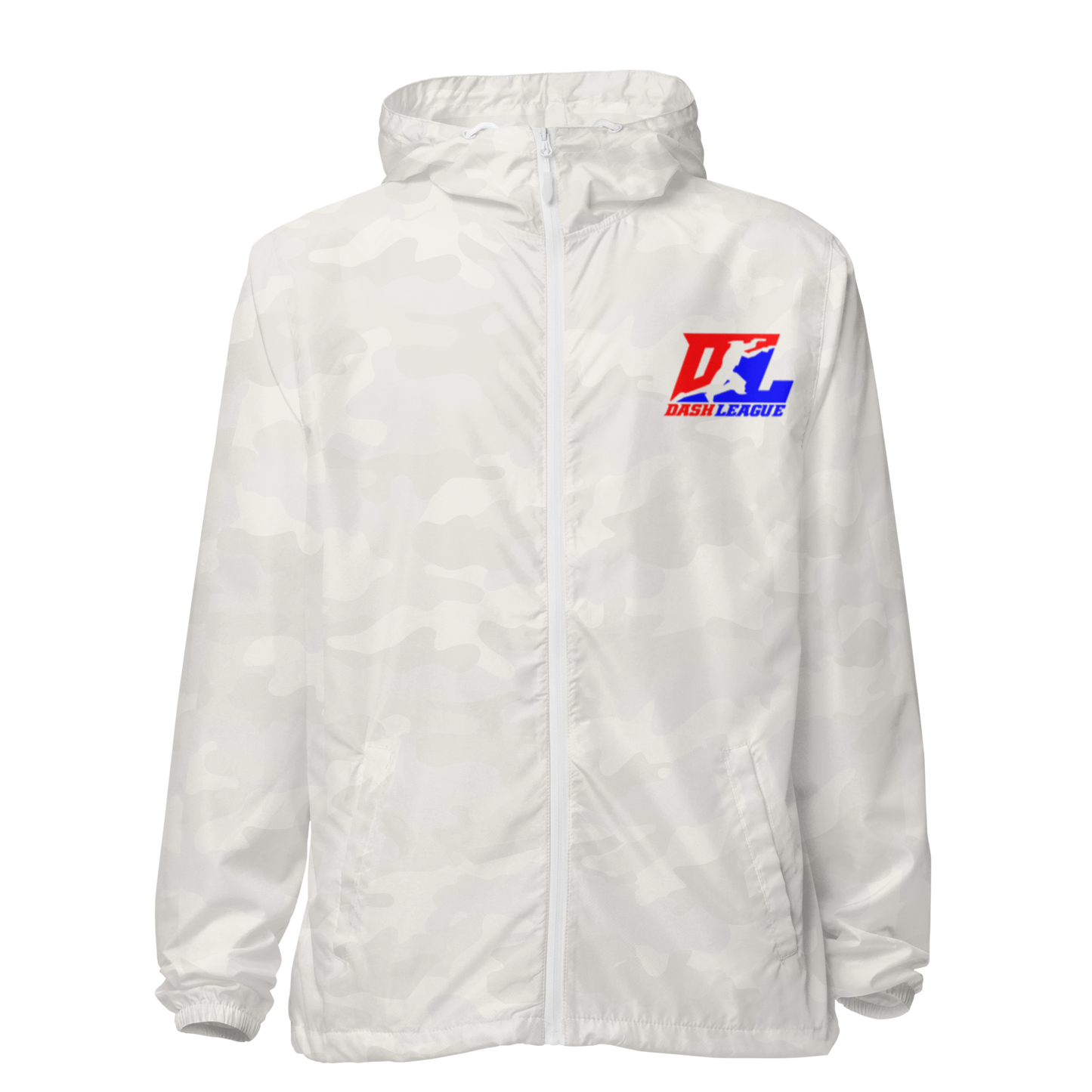 Cortavientos unisex con logotipo DL en color (delante y detrás)