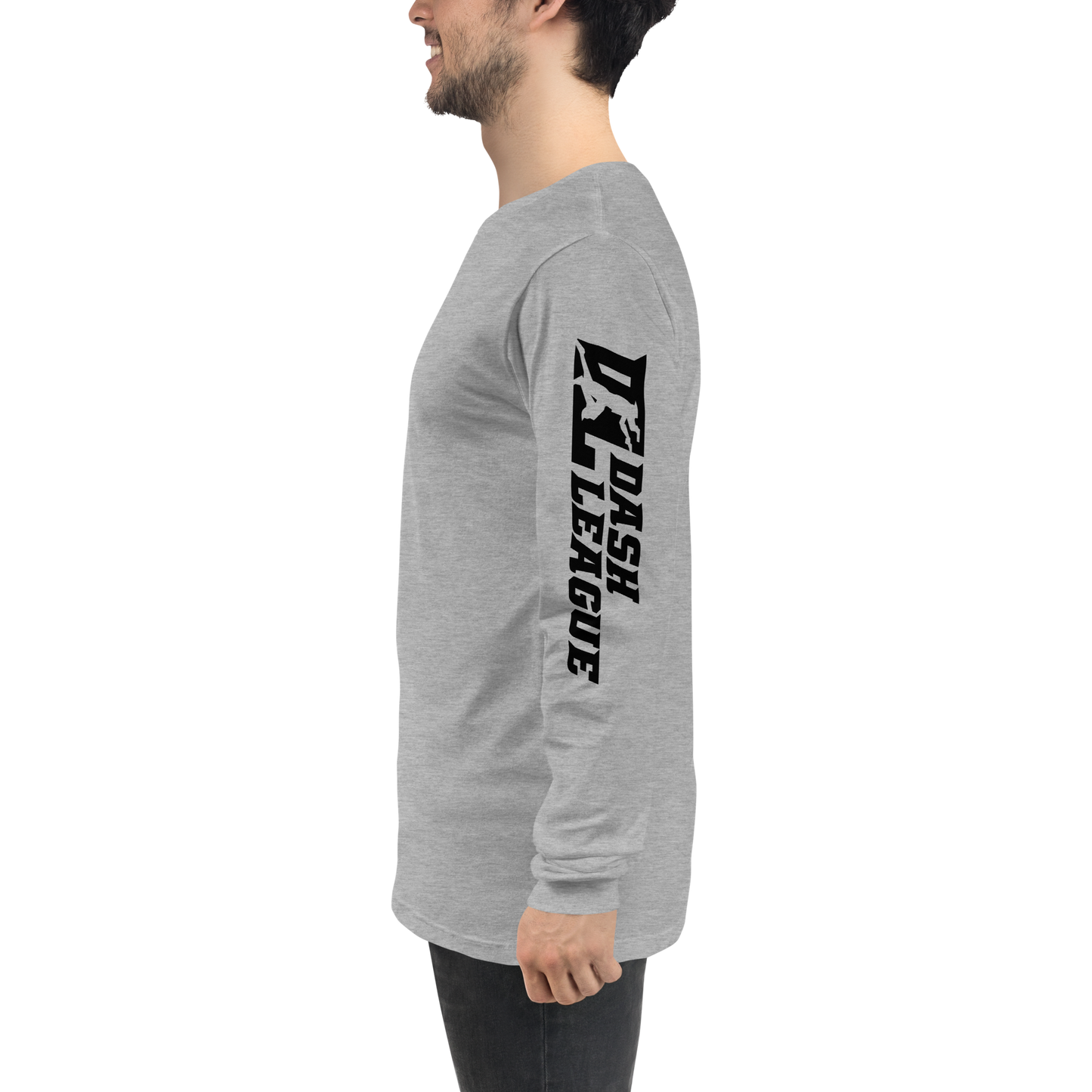 Long Sleeve Shirt Black Wide DL Logo (Sleeves)
