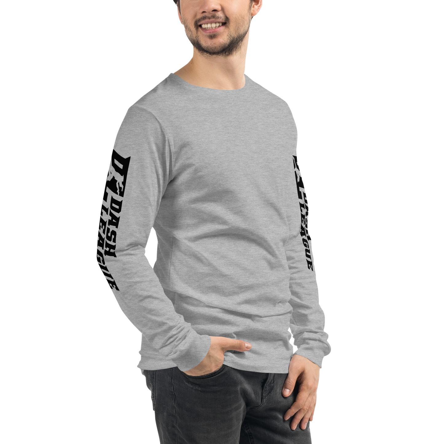 Long Sleeve Shirt Black Wide DL Logo (Sleeves)
