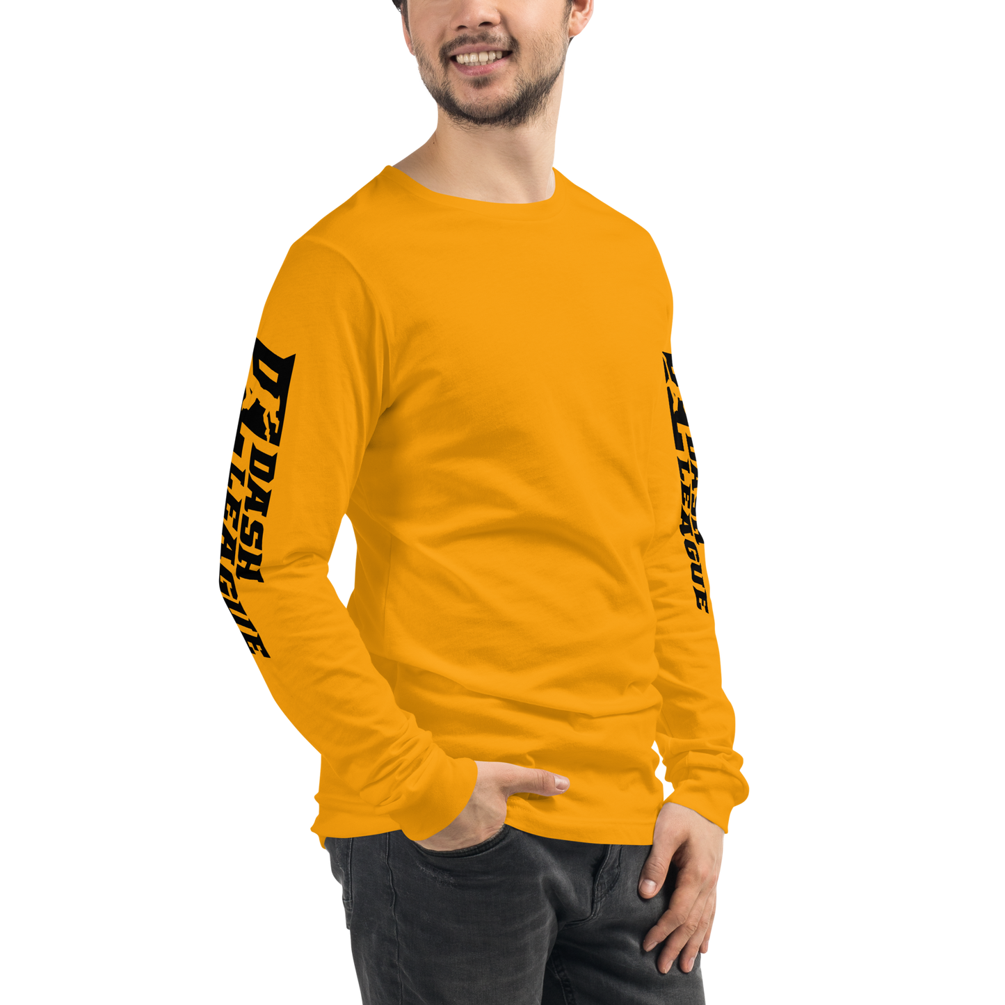 Long Sleeve Shirt Black Wide DL Logo (Sleeves)
