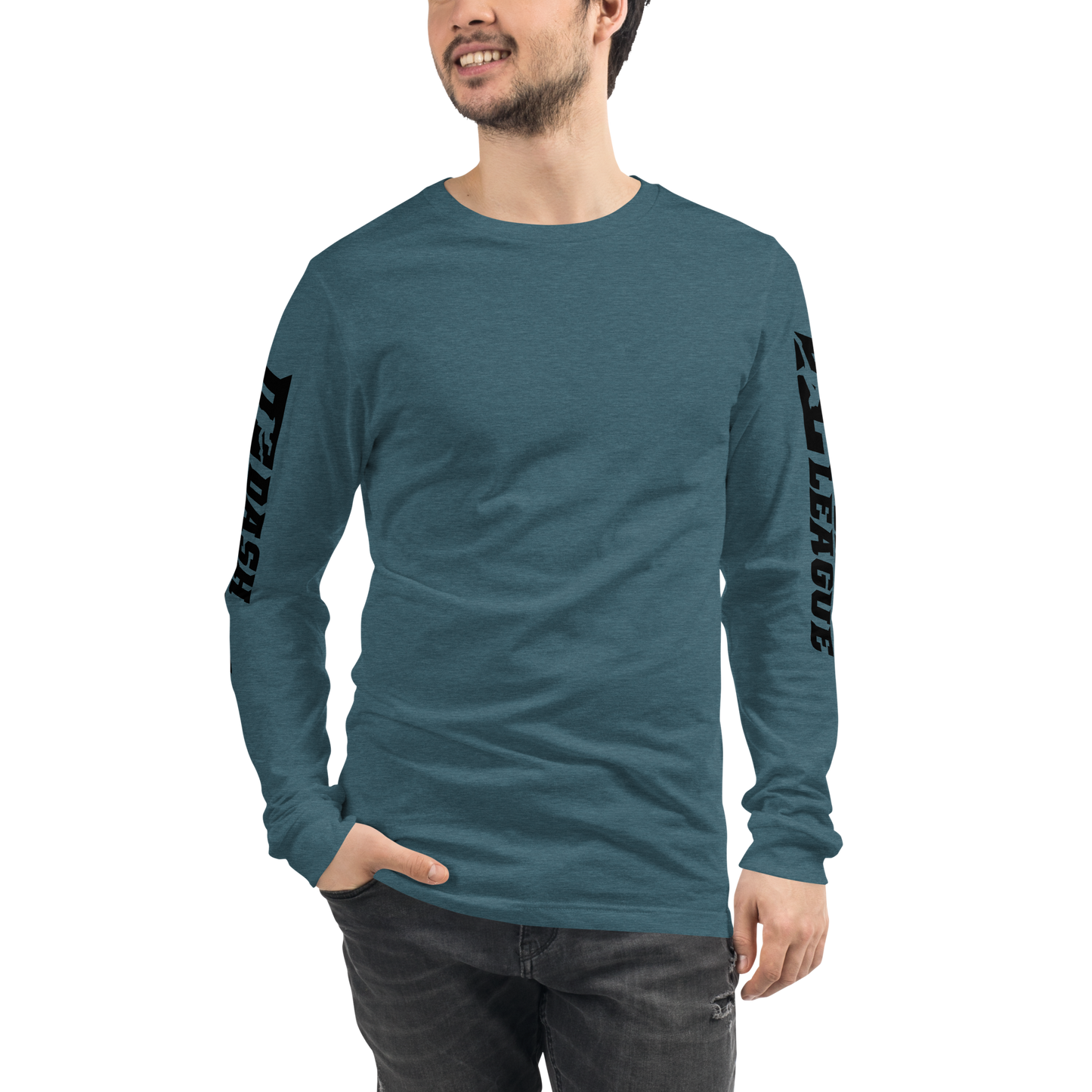 Long Sleeve Shirt Black Wide DL Logo (Sleeves)