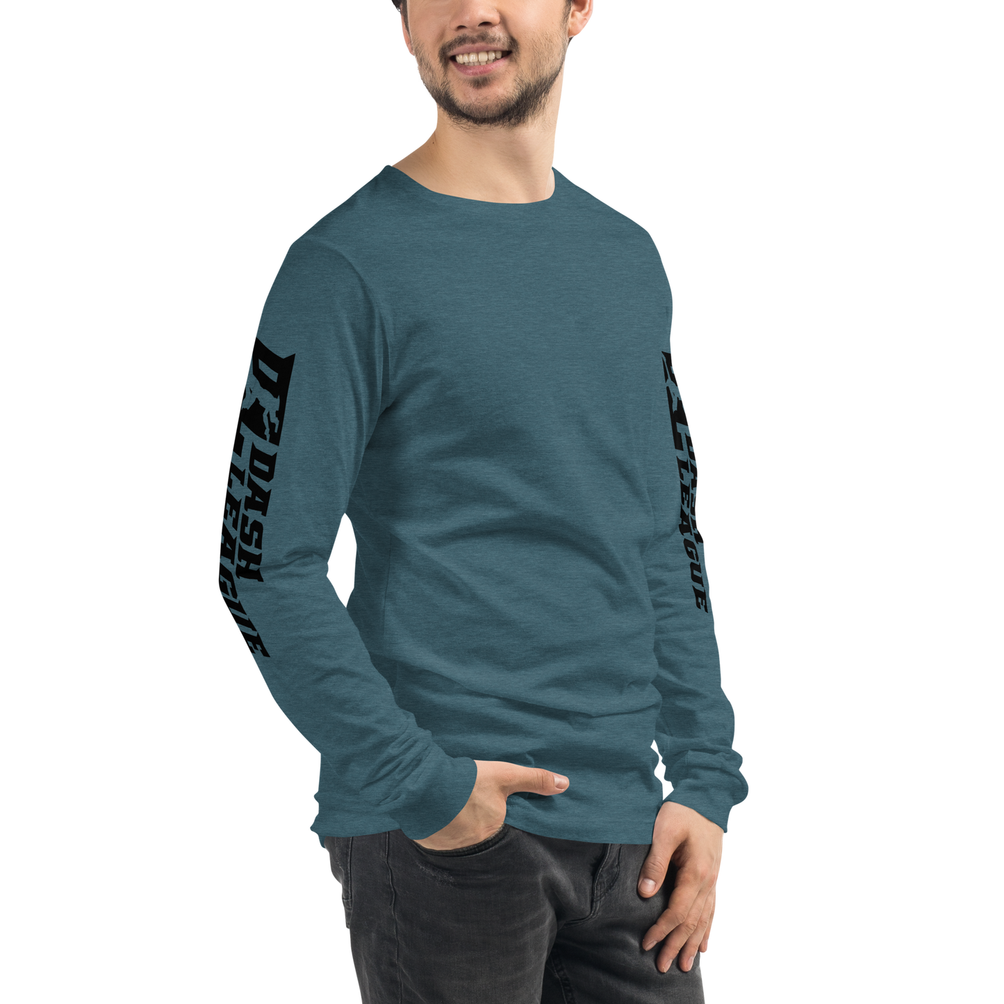Long Sleeve Shirt Black Wide DL Logo (Sleeves)