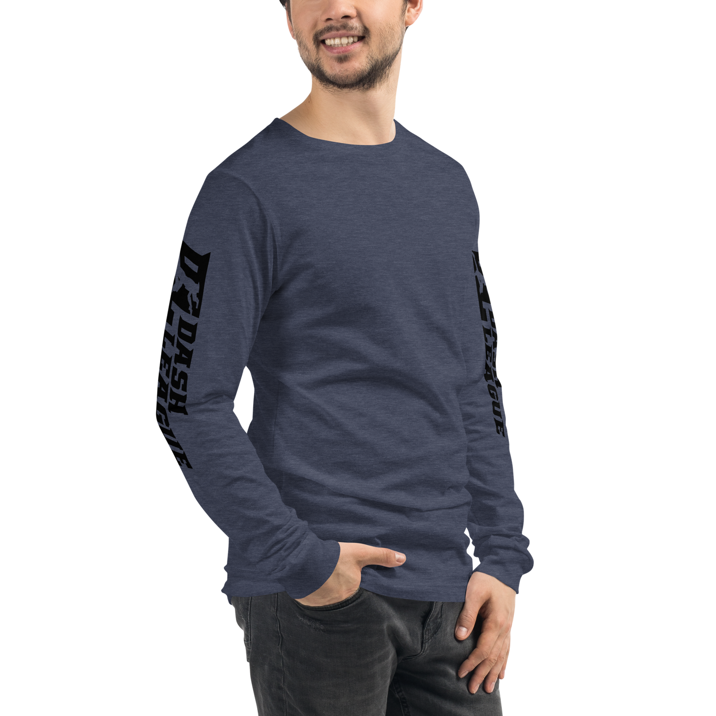 Long Sleeve Shirt Black Wide DL Logo (Sleeves)